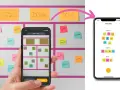Usa il tuo post it desktop per organizzare idee e compiti, poi digitalizzali con l'app Post-it.