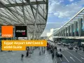 Ingresso aeroporto Egitto con loghi Orange ed Etisalat. Guida SIM/eSIM per chi viaggia in Egitto.