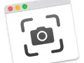 Icona di una fotocamera con mirino, utile per capire come fare screenshot su pc.