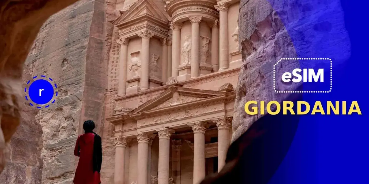Petra, Giordania: esplora la meraviglia antica con internet sempre connesso. eSIM per un viaggio senza pensieri.