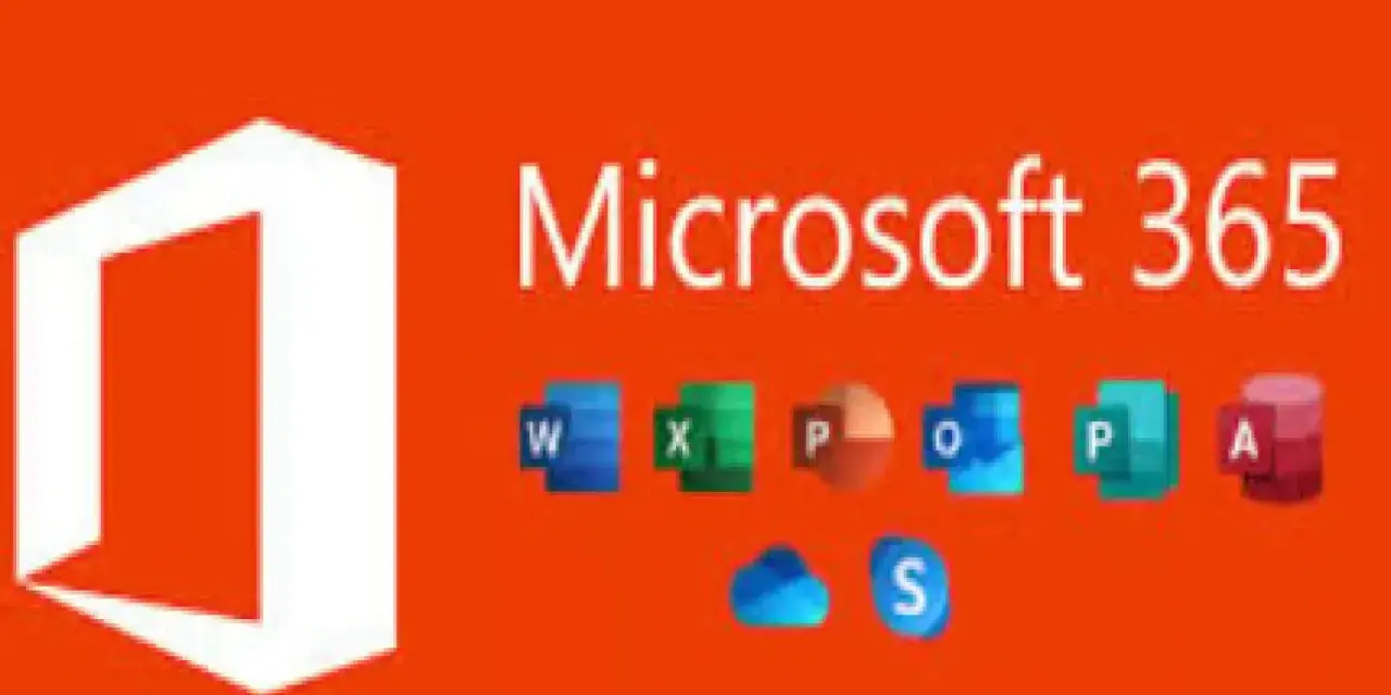 Microsoft 365 con icone di Word, Excel, PowerPoint, Outlook, OneDrive e Skype. Ottieni Office 365 gratis per le tue esigenze.