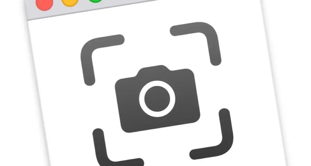 Icona di una fotocamera con mirino, utile per capire come fare screenshot su pc.