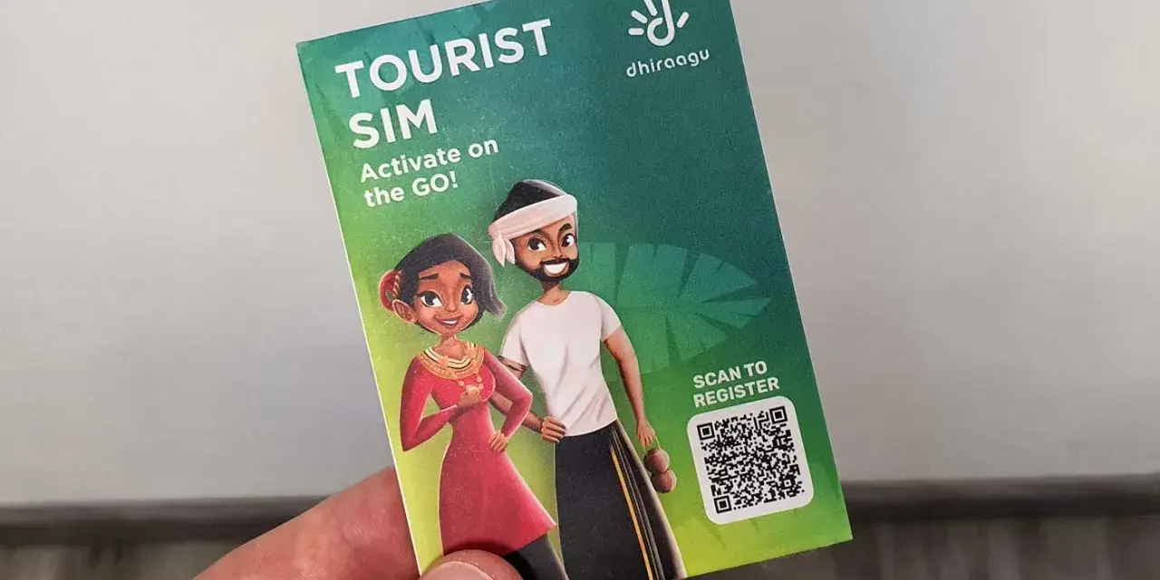 Scheda SIM turistica Dhiraagu per internet alle Maldive. Attiva subito per restare connesso durante la tua vacanza.