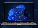 Screenshot di Windows 11 con menu Start aperto, mostra app pinnate e consigliate.