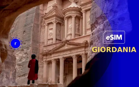 Petra, Giordania: esplora la meraviglia antica con internet sempre connesso. eSIM per un viaggio senza pensieri.