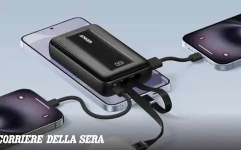 Un power bank Anker ricarica due smartphone contemporaneamente. Utile per sapere cos'è e come funziona.