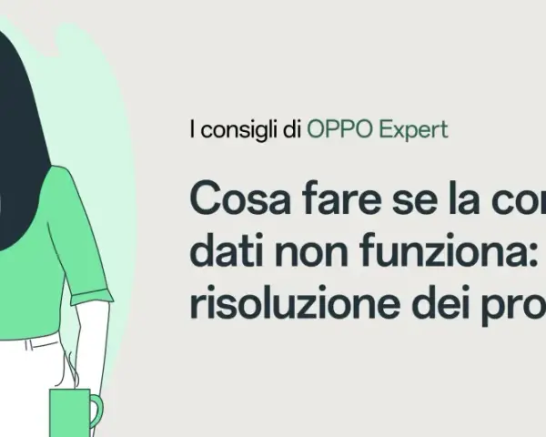 Donna frustrata con smartphone, simbolo di connessione dati assente. Guida per risolvere l'errore autenticazione PDP.