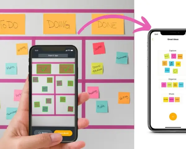 Usa il tuo post it desktop per organizzare idee e compiti, poi digitalizzali con l'app Post-it.