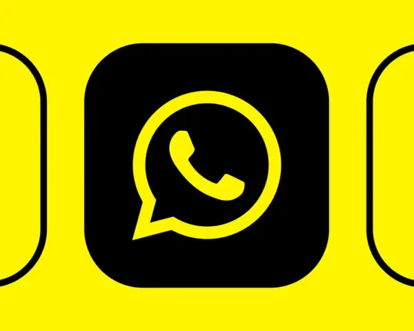 Icona WhatsApp su sfondo giallo. Scopri quanti giga consuma una videochiamata per non rimanere senza dati.