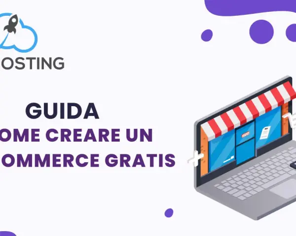 Guida per creare un sito ecommerce: un negozio virtuale su un laptop con carta di credito.