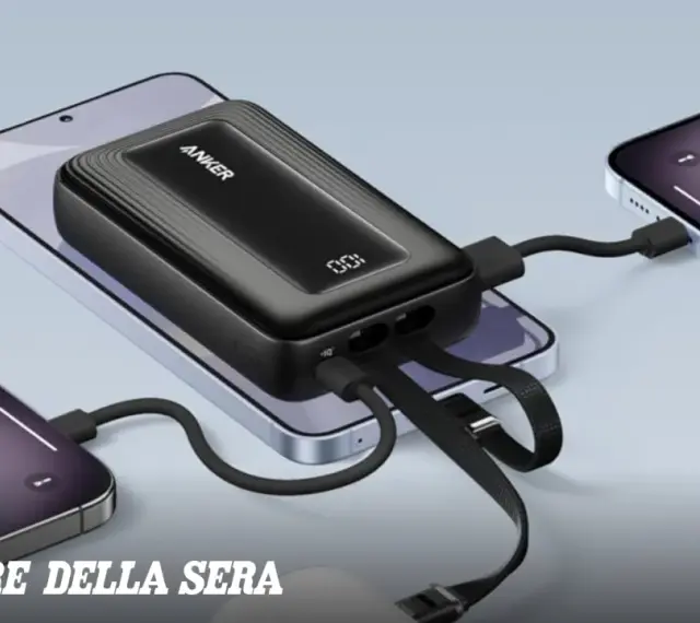 Un power bank Anker ricarica due smartphone contemporaneamente. Utile per sapere cos'è e come funziona.