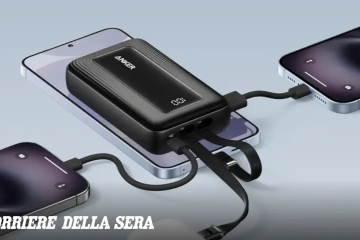 Un power bank Anker ricarica due smartphone contemporaneamente. Utile per sapere cos'è e come funziona.