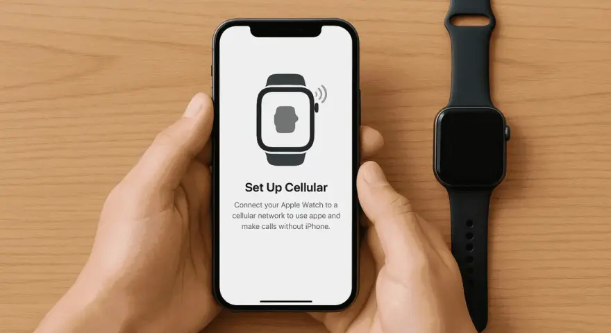 Configurazione cellulare per Apple Watch con eSIM. Connetti l'Apple Watch alla rete per chiamare senza iPhone.