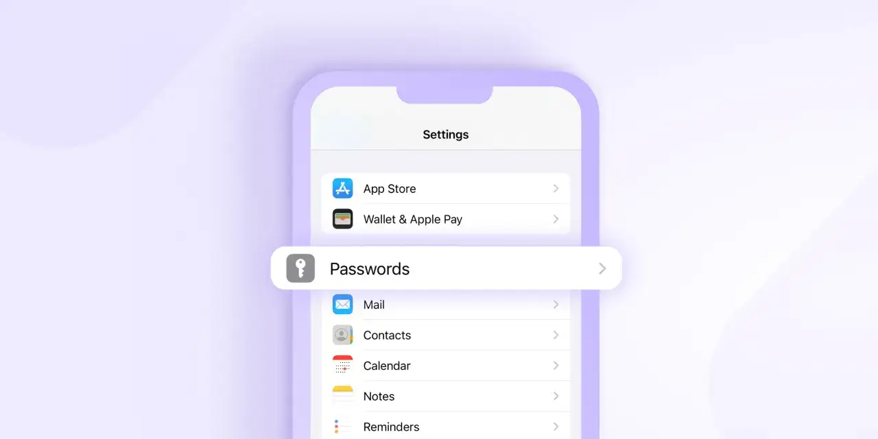 Schermata delle impostazioni di un iPhone, con la sezione